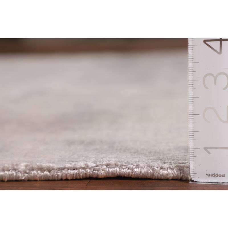 Indian Abstract Modern Area Rug Handmade Wool Carpet - 5'6"x 7'10"