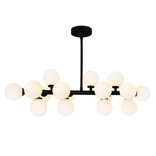 Arya 16 Light Black Chandelier