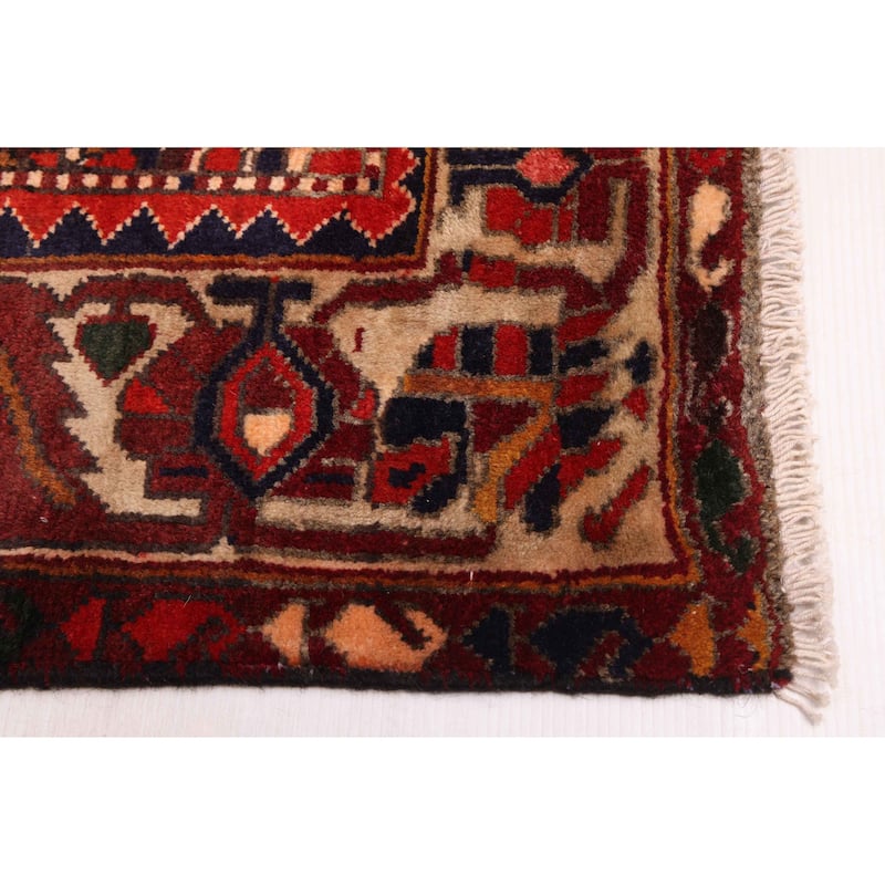 ECARPETGALLERY Hand-knotted Kayseri Vintage Dark Red Wool Rug - 6'4 x 10'0
