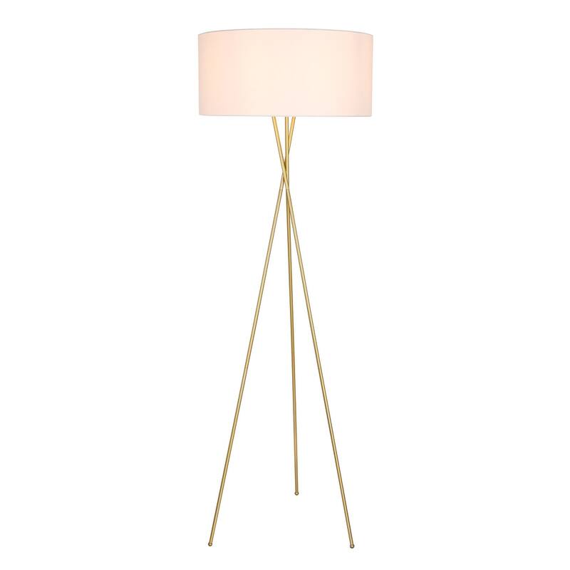 Windsor 1-Light White shade Floor lamp