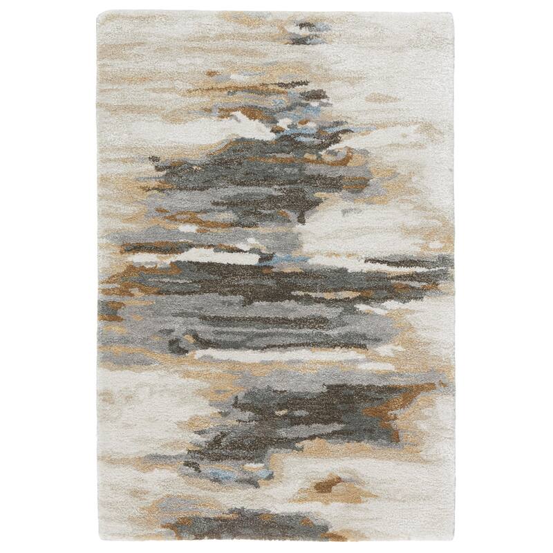 Ryenn Handmade Abstract Area Rug