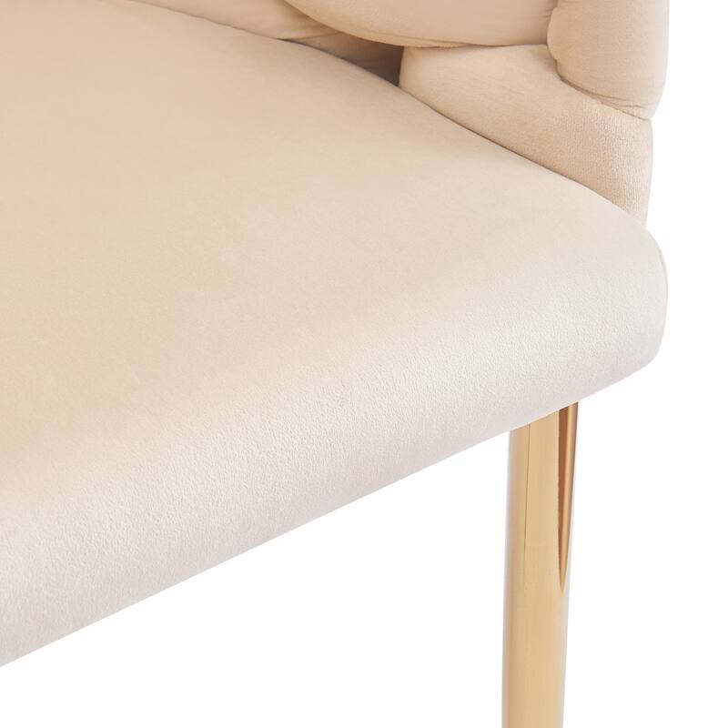 Handmade Accent Chair Balcony Chair Velvet Armchair Dining Chair