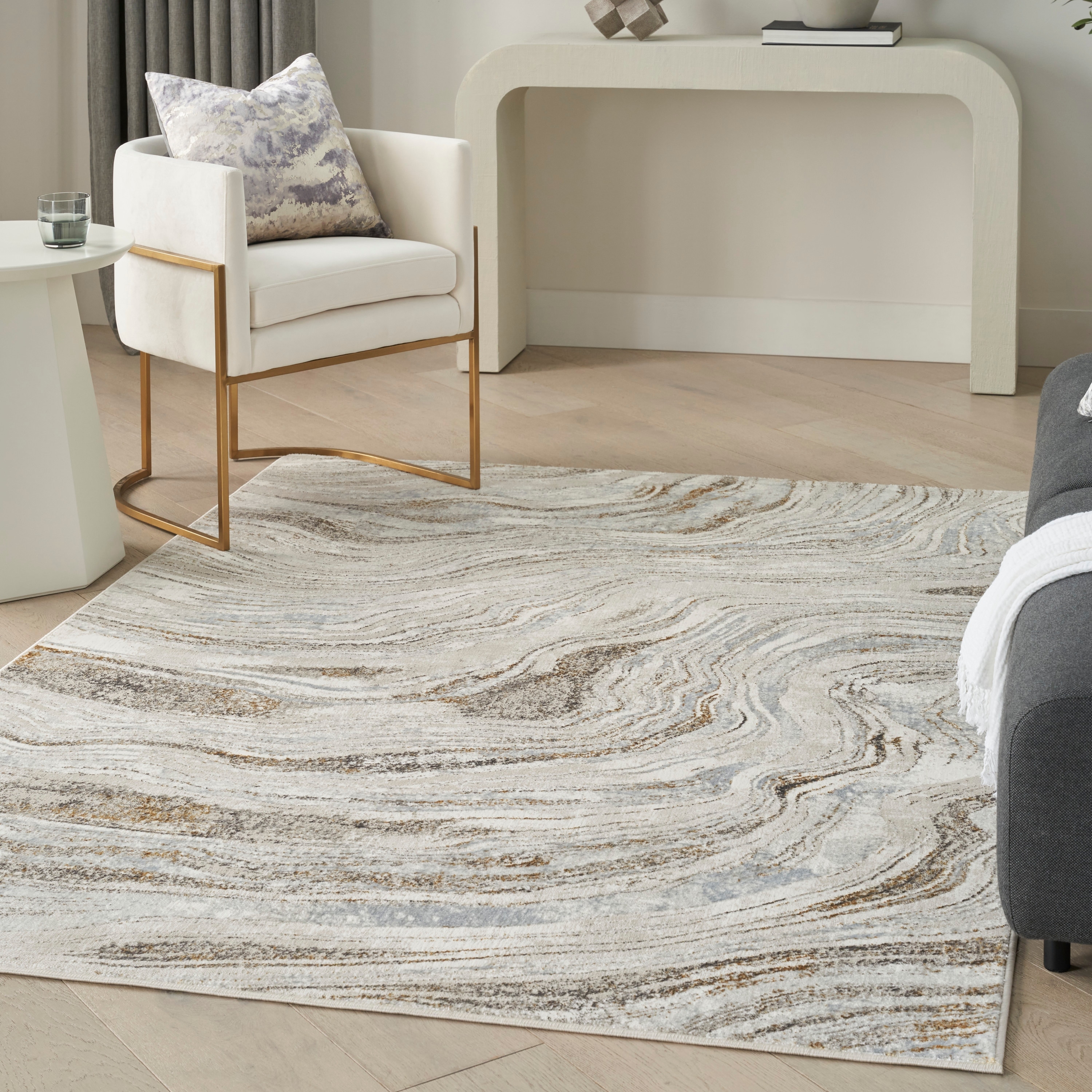 Nourison Glam Indoor Abstract Area Rug