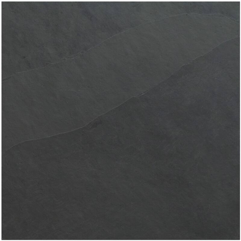 Ackland AKTLTCAM12X12H-CA Camden - 12" x 12" Stone Solid Floor and - Charcoal