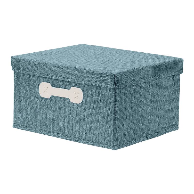 Storage Cube, Fabric Storage Bin with Lid and Handle for Shelves Closet, Collapsible Storage Basket for Organizing Clothes Books