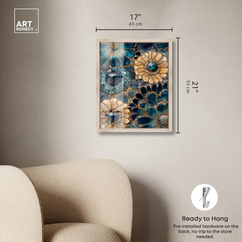 Opulent Geode III Shadowbox by Art Remedy