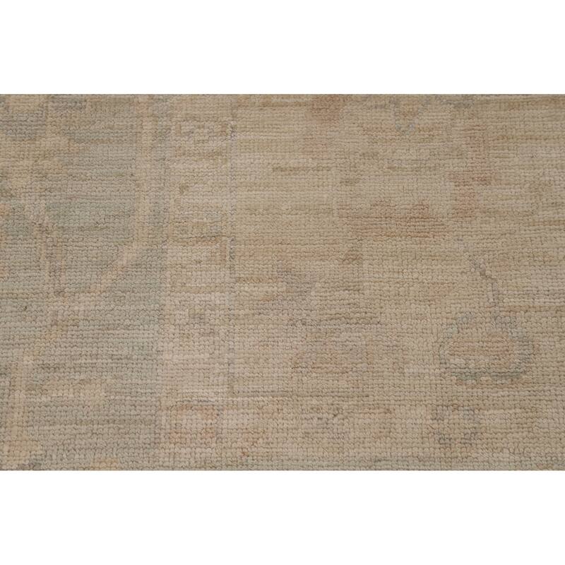 Transitional Oushak Turkish Rug Hand-Knotted Wool Carpet - 8'3"x 10'0"