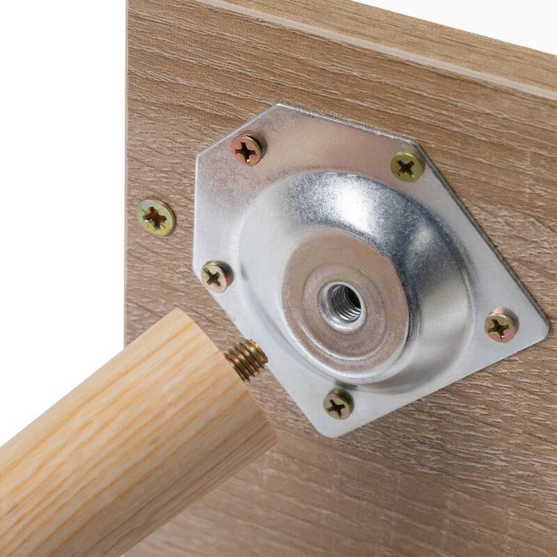 Chic Coffee Table Side Table, Natural Decorative Cabinet Entry Table