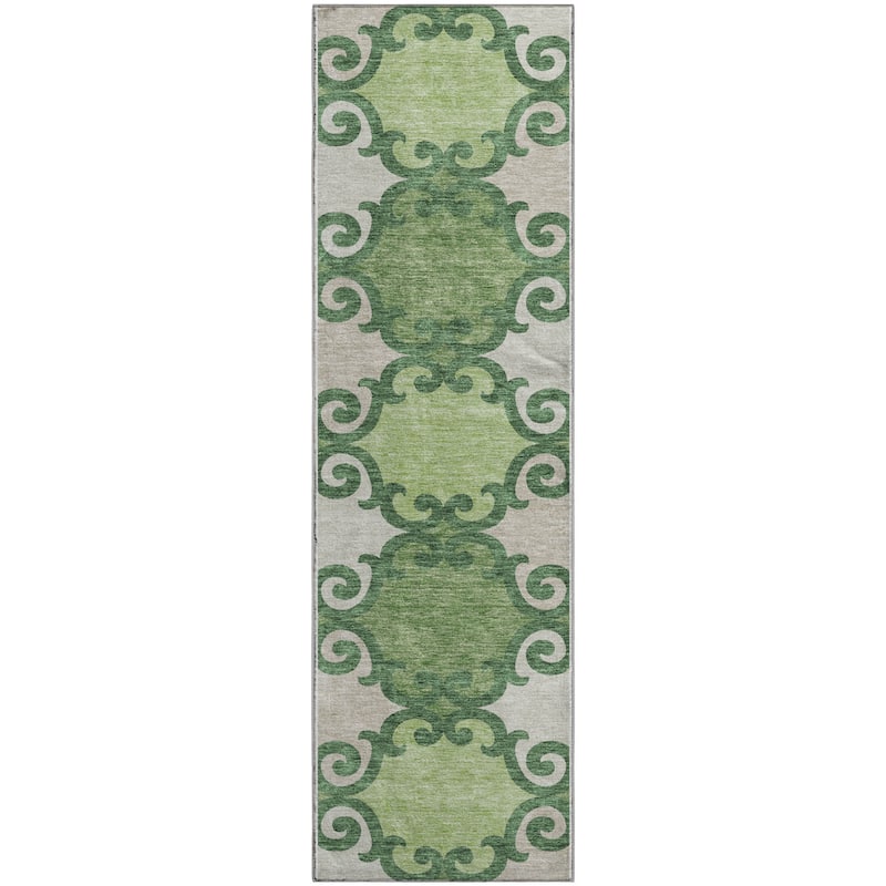 Premium Washable Super Soft Ornate Scroll Mayfield Rug