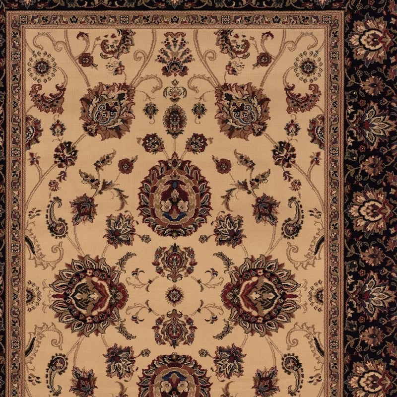 HomeRoots Oriental Traditional Square Area Rug