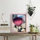 preview thumbnail 70 of 138, Pink Yellow Cactus III -Framed Print w/glass-Cherry Red
