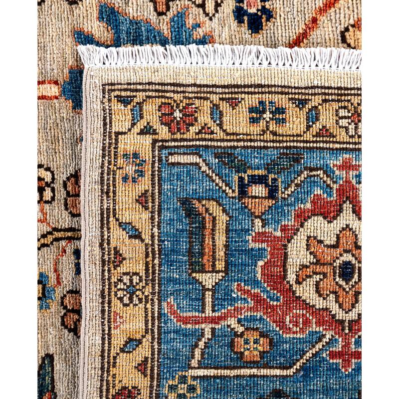 Serapi One-of-a-Kind Hand-Knotted Area Rug - Gray - 7' 10" x 9' 9"