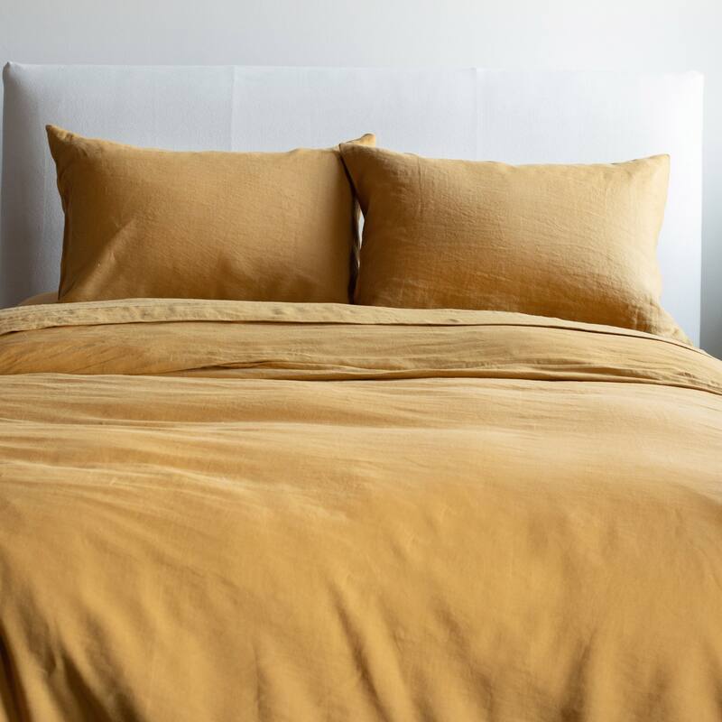 100% French Linen Pillowcase Set by BOKSER HOME