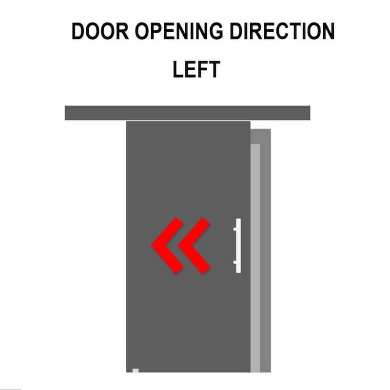 Frameless Sliding Glass Shower Door - Non-Private - 56"x80"-Left