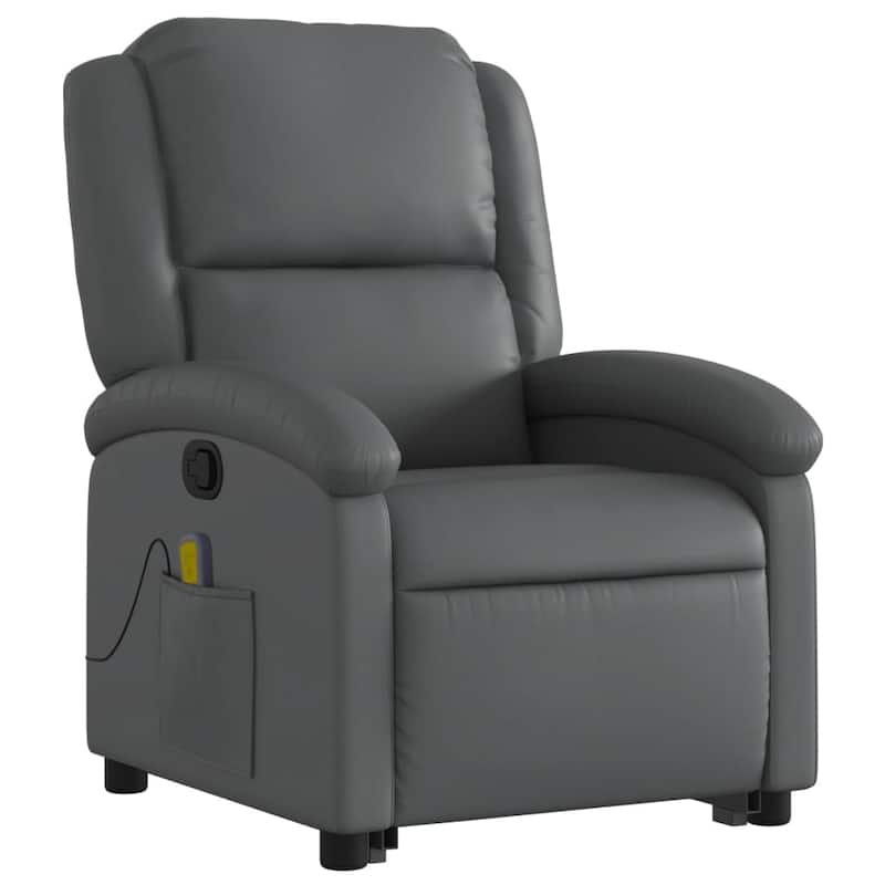 vidaXL Stand up Recliner Chair Power Lift Reclining Armchair Faux Leather