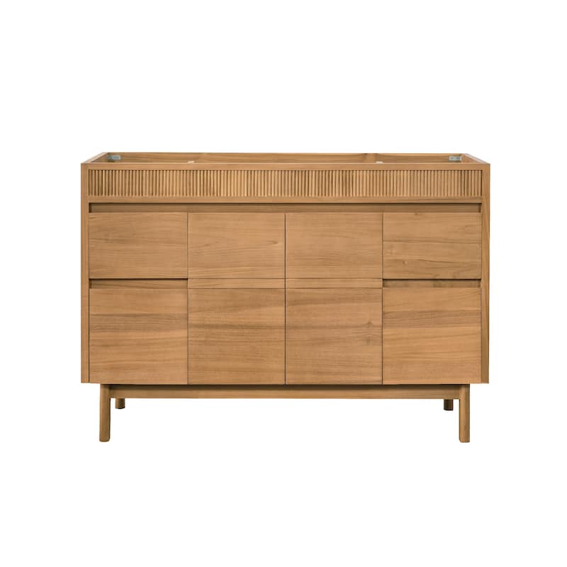 Avanity Kayla Bathroom Vanity Only in Natural Teak - 48" Single Sink