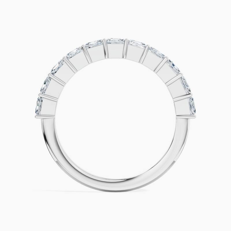 Auriya 14k Gold Radiant East-West Lab Grown Diamond Half Eternity Band 1.10 - 3.75 ct. tw. (F-G, VS)