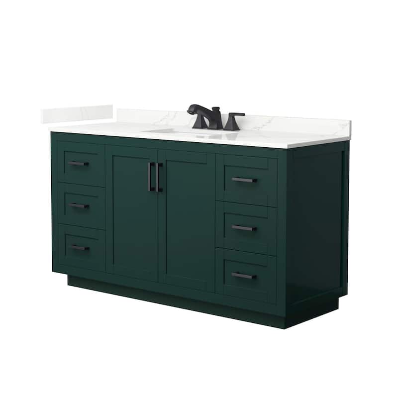 Wyndham Collection WCF292960S-QTZ-US3MXX Miranda 60" Free Standing