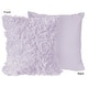 preview thumbnail 5 of 4, Sweet Jojo Designs Purple Floral Rose Girl 18in Decorative Accent Throw Pillow Covers Set of 2 Lavender Vintage Boho Shabby Chic