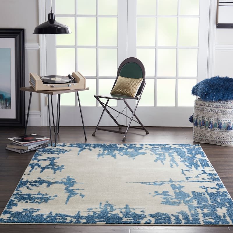 Nourison Etchings Indoor only Abstract Area Rug