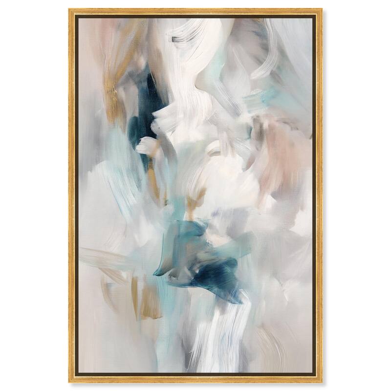 Whispering Colors III Canvas by Art Remedy - Gold - 36" x 54"