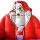 preview thumbnail 4 of 5, Costway Inflatable Santa Claus Water Park Castle Jumper Christmas