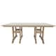 preview thumbnail 29 of 49, Laguna Hdpe All Weather Outdoor Patio 71" Rectangular Dining Table
