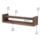 preview thumbnail 10 of 27, Wallniture Utah Wood Wall Shelves for Book and Toy Storage (Set of 2)