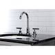 preview thumbnail 5 of 23, Manhattan 8 in. Widespread Bathroom Faucet Polished Chrome