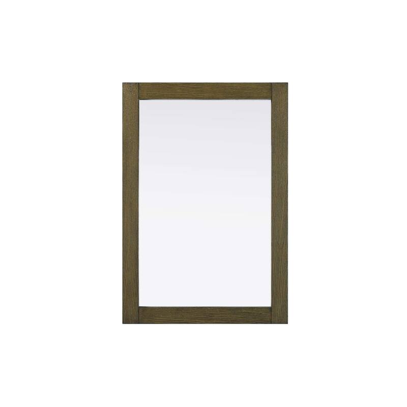 Solene Wooden Rectangle Mirror - Hazel Oak - 22" x 32"