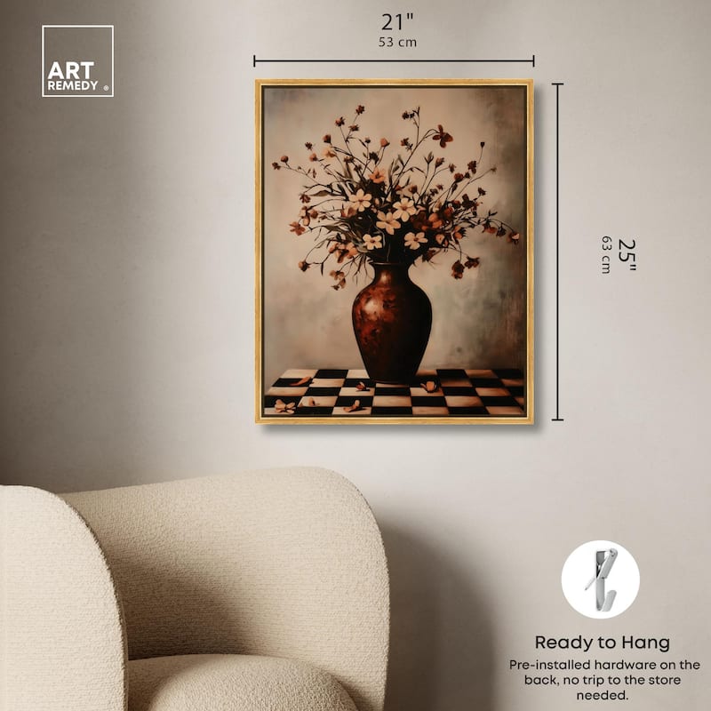 Antique Anthos Aria Canvas by Art Remedy