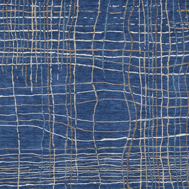 HomeRoots Striped Transitional Rectangle Outdoor Rug