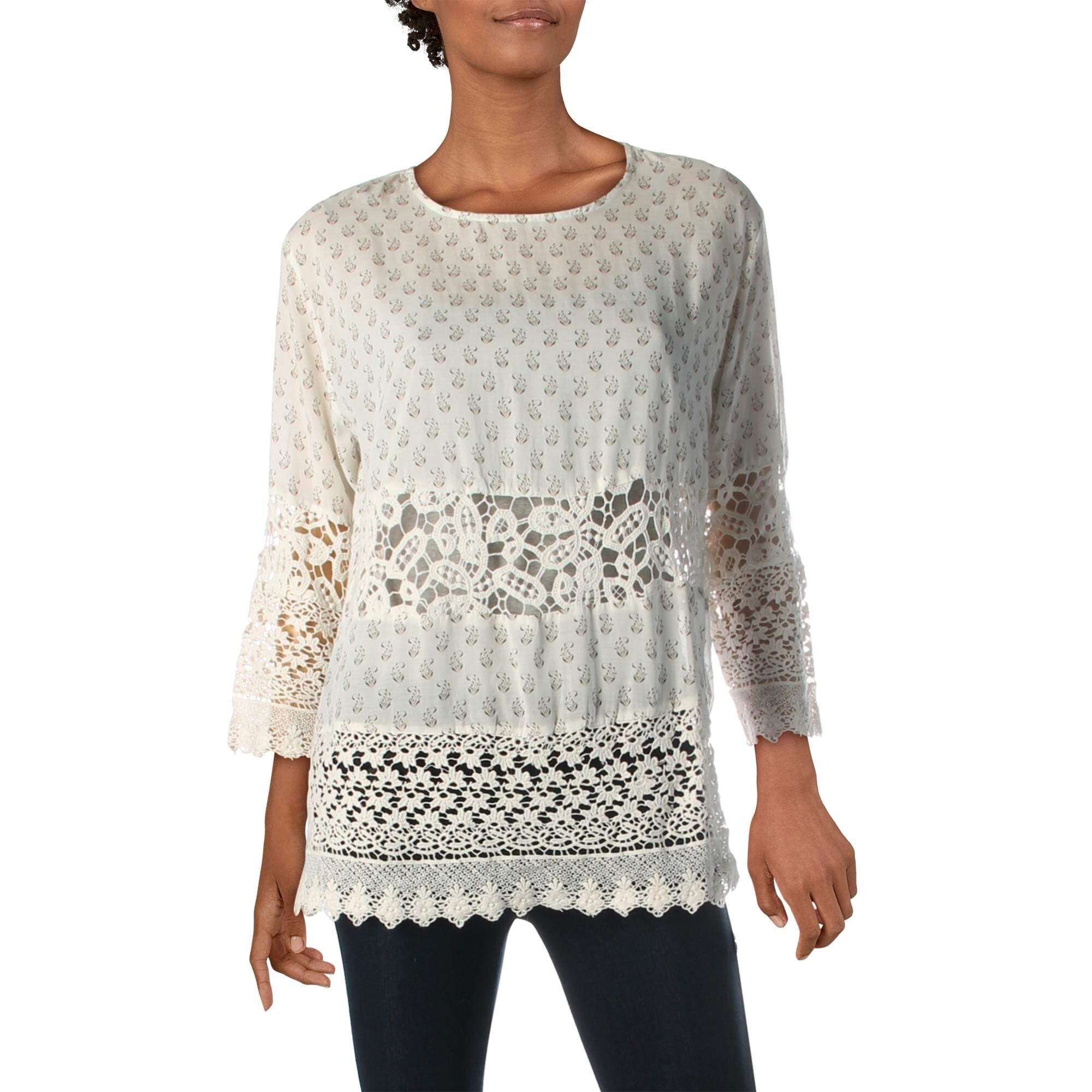 sheer boho top