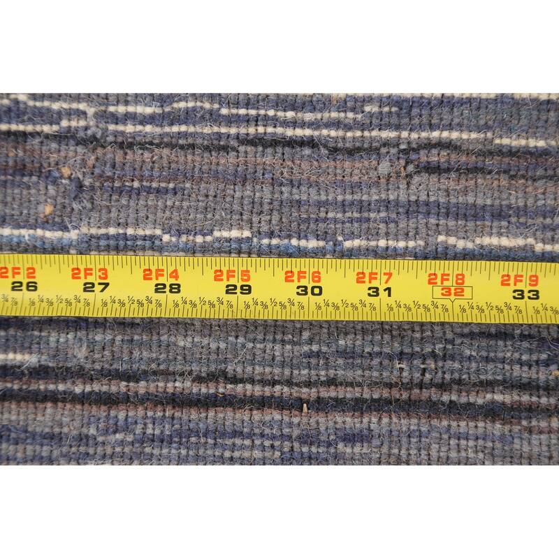 Geometric Modern Moroccan Oriental Wool Area Rug Handmade Carpet - 4'10" x 7'11"