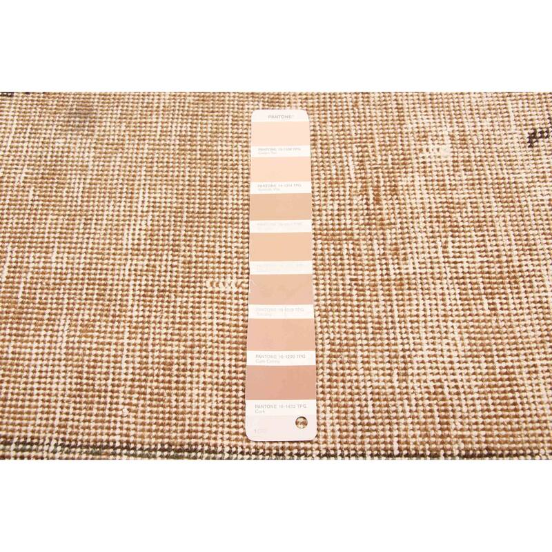 ECARPETGALLERY Hand-knotted Antalya Vintage Tan Wool Rug - 7'1 x 11'4