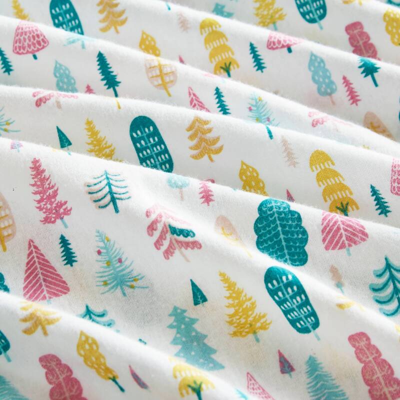 Intelligent Design Cozy Soft Cotton Flannel Printed Sheet Set