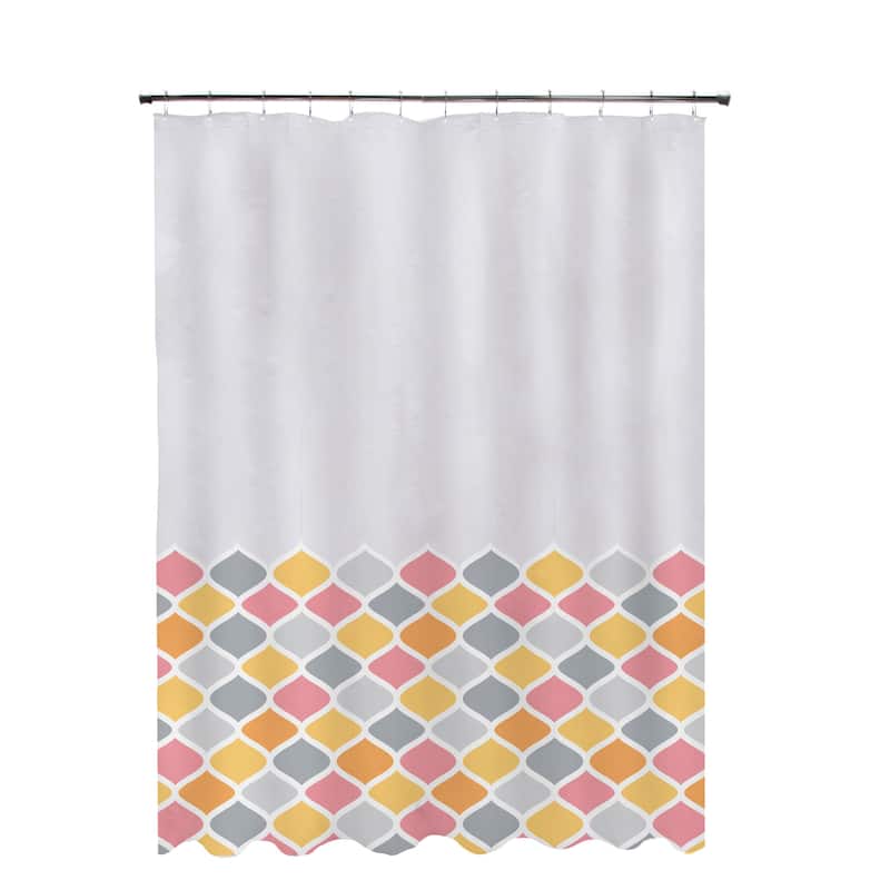 Kenney Medium Weight Decorative PEVA Shower Curtain Liner, 70" W x 72" H