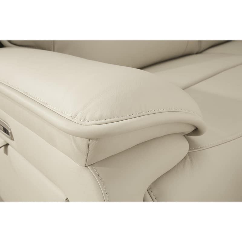 Signature Design by Ashley Double Deal Beige 2-Piece Power Reclining Sectional Loveseat Sectional - 82.75"W x 41"D x 42.5"H
