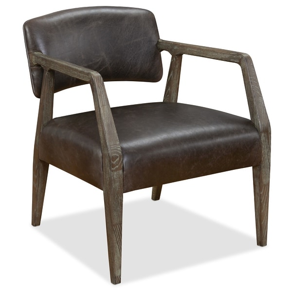 Hooker Furniture CC569-097 Mason 24" Wide Hardwood Framed Leather Arm Chair from the Storia Collection