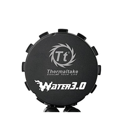 Shop Thermaltake Water 3 0 Dual Riing Rgb High Static Pressure Fans 240 Aio Water Cooling System Cpu Cooler Cl W107 Pl12sw A Overstock 17176813
