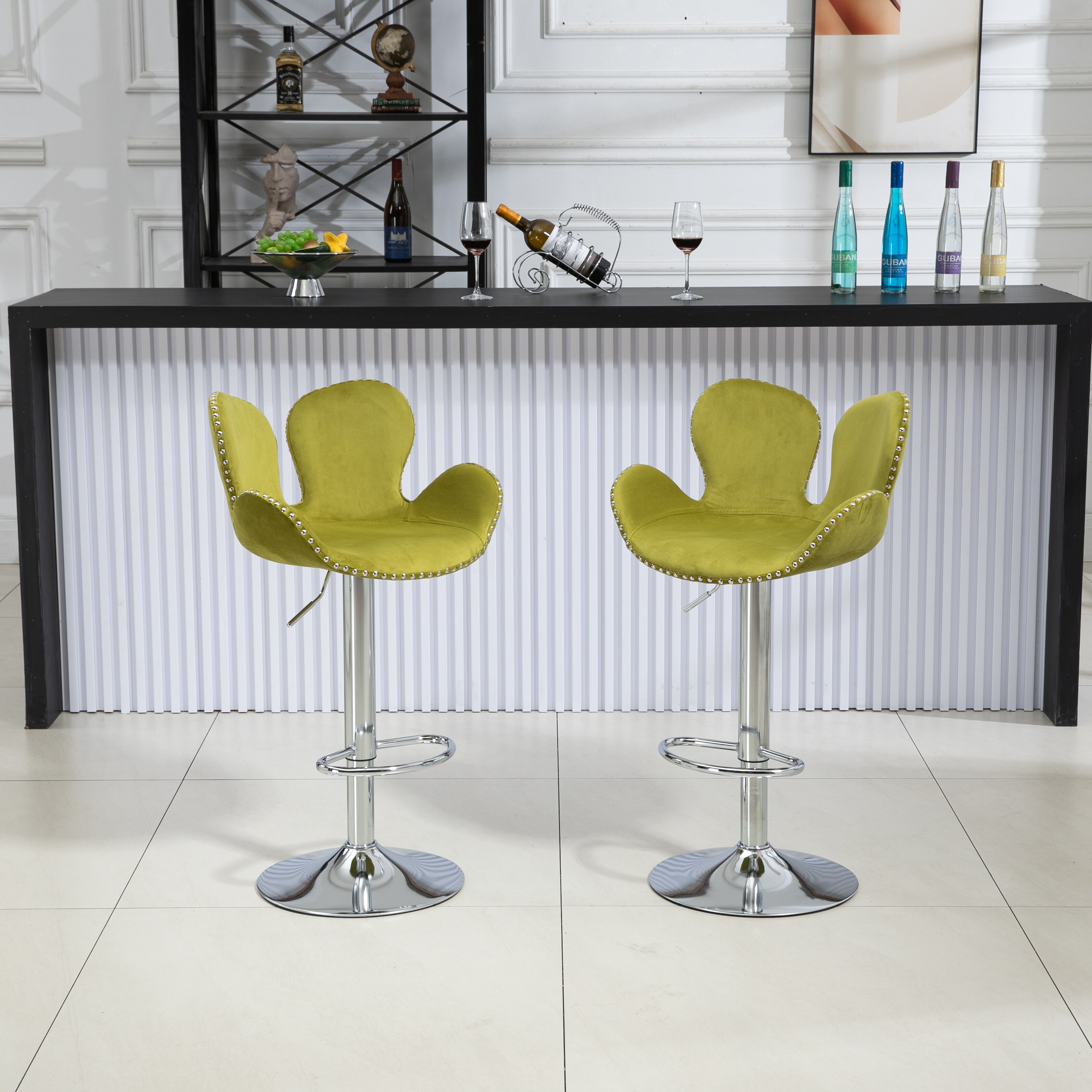 Marlon swivel adjustable deals height bar stool