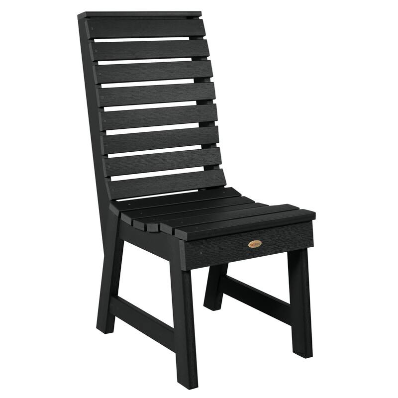 HIGHWOOD Weatherly Outdoor Dining Height Chair - Black