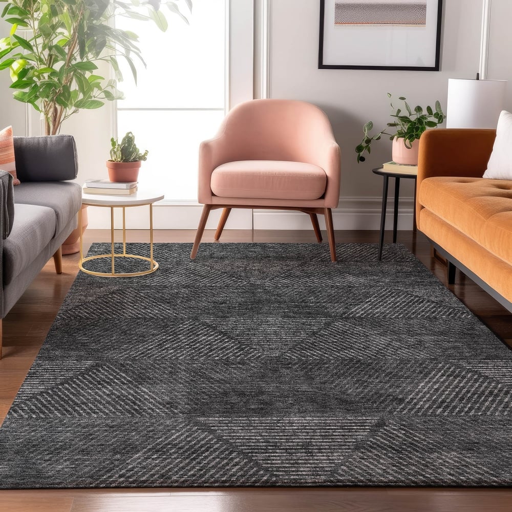 Premium Washable Super Soft Mid Century Modern Mayfield Rug