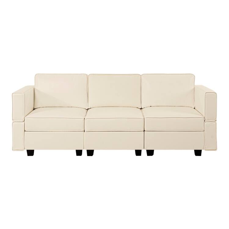 Modular Convertible Sectional Sofa Bed - Reversible Sleeper Couch
