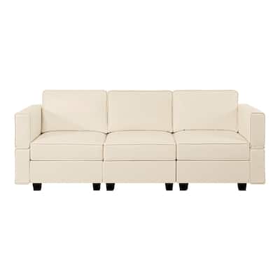 Modular Convertible Sectional Sofa Bed - Reversible Sleeper Couch