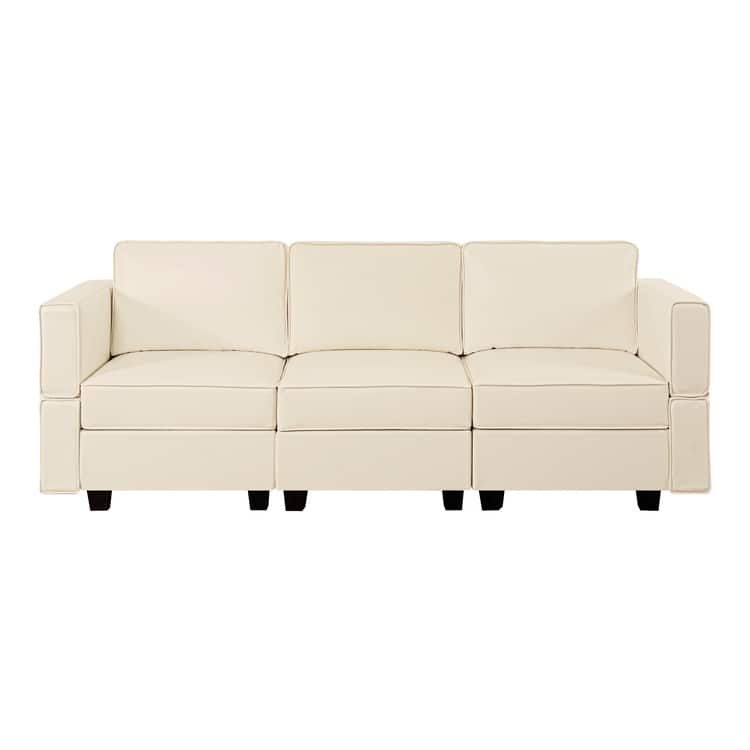 Modular Convertible Sectional Sofa Bed - Reversible Sleeper Couch