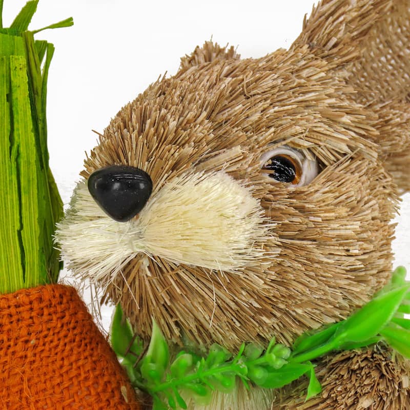 National Tree Company 12 in. Easter Bunny with Carrot - 12 in