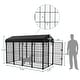 preview thumbnail 9 of 8, GARPROVM Heavy Duty Large Outdoor Dog Kennel Pet Playpen, 8.2 x 4 x 5.4 Ft