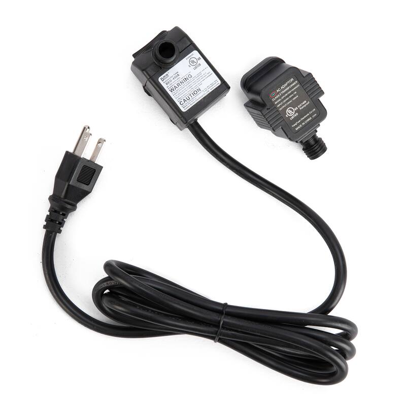 Glitzhome 33.5"H Modern 5-Tier Bowl and Sphere Polyresin Outdoor Fountain with Pump and LED Light