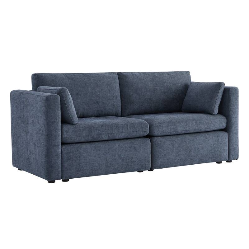 Mia Oversized Modular Sectional Fabric Sofa